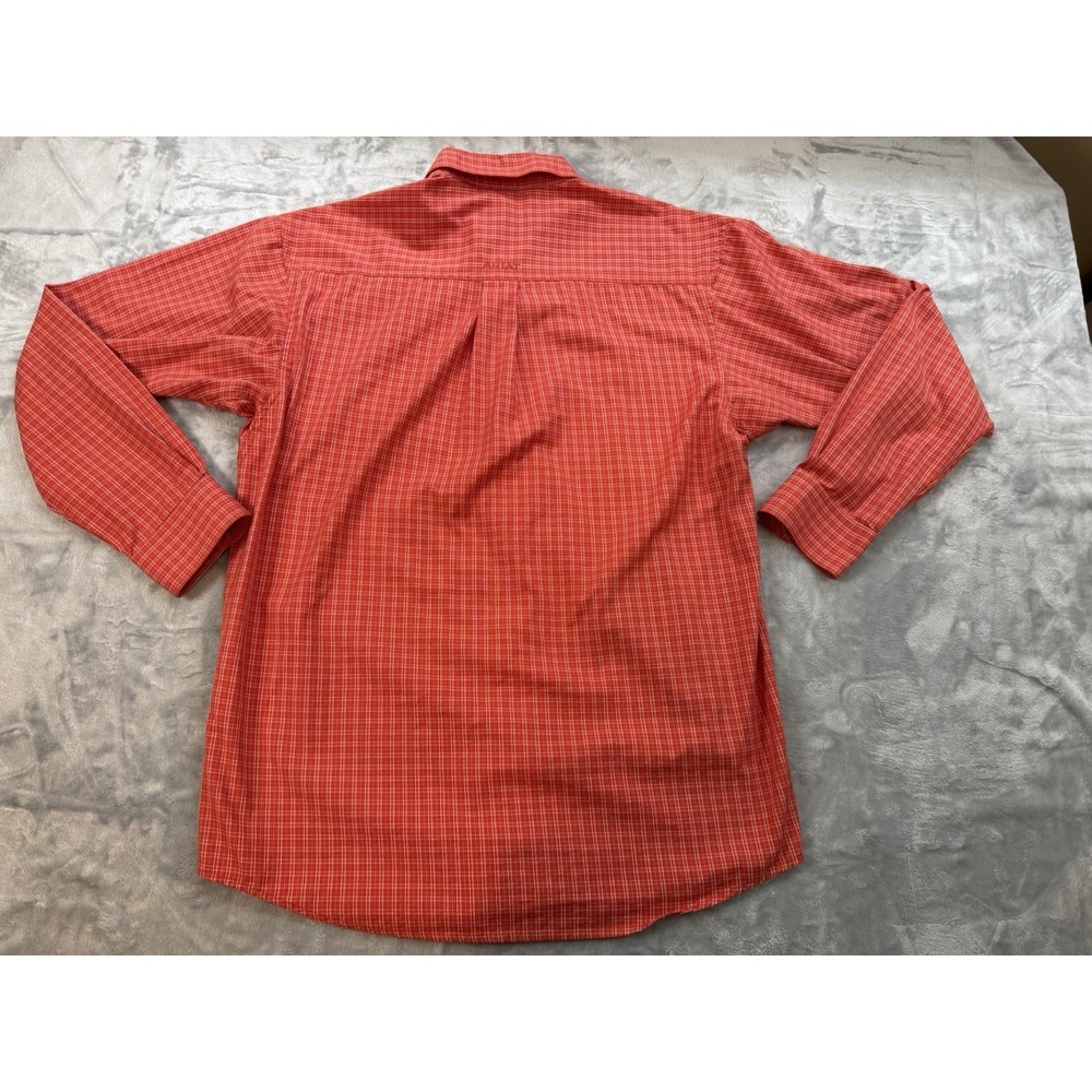 Ariat Pro Series Shirt Mens Medium Red Plaid Long Sleeve Outdoor Western - Picture 2 of 11